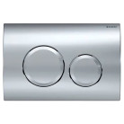 Кнопка смыва Geberit DELTA 20, пластик, глянцевый хром, 115.127.21.1